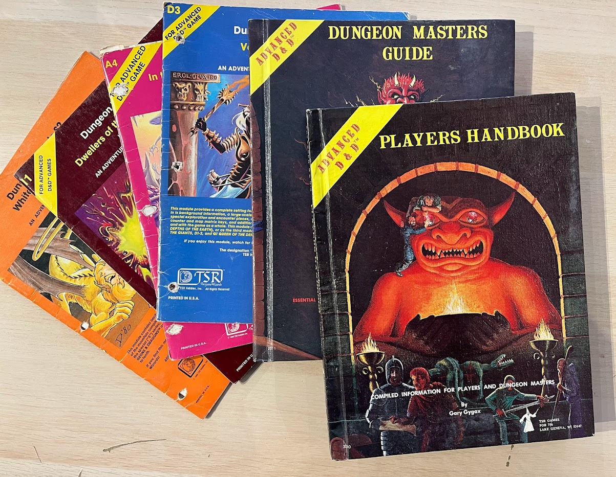 dungeons and dragons books